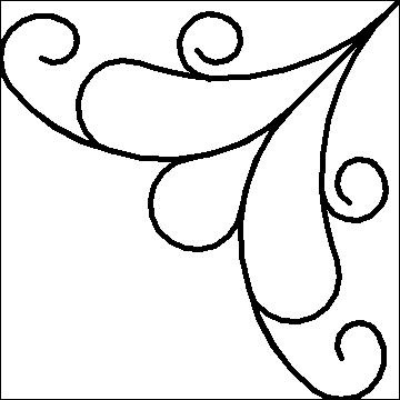 (image for) Feather and Curl Triangle 2-L04216